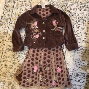 Beetle juice kids dress and jacket